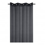 Voilage a oeillets 140 x 260 cm Linwood noir