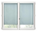 Paire de Rideaux Voile brise bise 60 x 120 cm eucalyptus