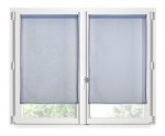 Paire de Rideaux Voile brise bise 60 x 120 cm denim