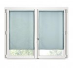 Paire de Rideaux Voile 70 x 200 cm Brise bise eucalyptus