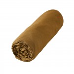 Drap Housse en Lin Lav 140 x 190 cm Caramel