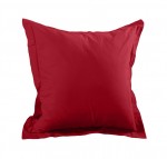1 Taie d'oreiller coton uni 65 x 65 cm Alice rouge