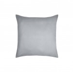 1 Taie d'oreiller coton uni 63 x 63 cm Edens gris souris