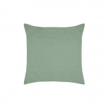 1 Taie d'oreiller percale de coton uni 63 x 63 cm Elysee vert
