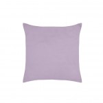 1 Taie d'oreiller percale de coton uni 63 x 63 cm Elysee violet