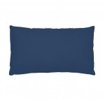 1 Taie d'oreiller coton uni 50 x 70 cm Alice bleu