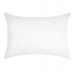 1 Taie d'oreiller coton uni 50 x 70 cm Edens blanc