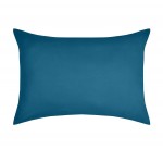 1 Taie d'oreiller coton uni 50 x 70 cm Edens petrole