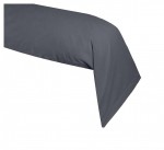 Taie de traversin 45 x 185 cm Alice anthracite