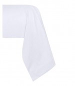 1 Taie de traversin percale de coton uni 45 x 185 cm Elysee blanc