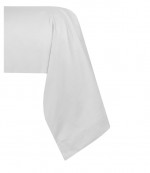 1 Taie de traversin percale de coton uni 45 x 185 cm Elysee lin