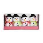 Set de 4 bonhomme de neige