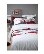 Housse couette + taies 240 x 260 cm Albiez montagne