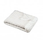Plaid 130 x 150 cm a franges Alfie Beige