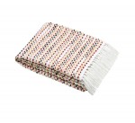 Plaid 125 x 150 cm a franges multicouleur Archy