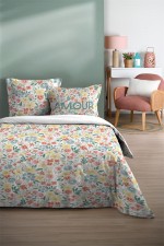 Housse de couette + taies Collection Fleurs d'amour