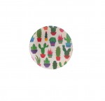 Assiette d�cor�e motif Cactus � 20 cm