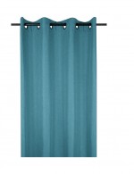 1 Rideau 140 x 260 cm Bea bleu turquoise