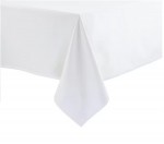 Nappe rectangle en polyester 145 x 200 cm Blanc