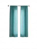 Paire de Rideaux Voile 60 x 120 cm Brise bise celadon