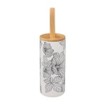Brosse de toilette 10 x 37 cm envole florale