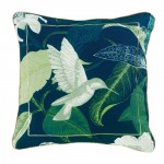 Coussin passepoil 45 x 45 cm Petit colibri