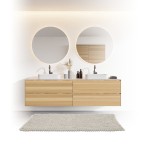 Tapis de bain epais tresse