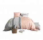 Housse couette + 2 taies 260 x 240 cm Manda cora
