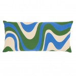Coussin 35 x 75 cm en coton broderie arty