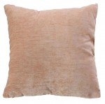 Coussin velours 40 x 40 cm Rose peche Velvet