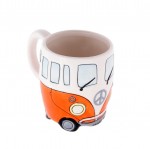 Mug Camping Car combi orange 14 cm