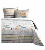 Housse de couette + taies 240x260cm Dolce Vita