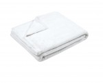 Plaid 130 x 160 cm Doudou Blanc