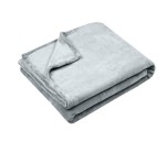 Plaid 130 x 160 cm Doudou Gris clair