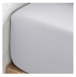 Drap housse Jersey 140 x 190 cm Galet
