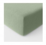 Drap-housse 180 x 200 cm Gaze de coton lav Vert clair