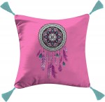 Coussin dehoussable Attrape Rves Enolas rose