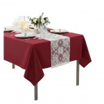 Nappe rectangle 140 x 300 cm Rouge