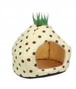 Panier espace de sommeil 38 x 38 x 40 cm Olga l'ananas Jaune