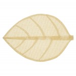 Set de table 50x33cm Feuillage beige
