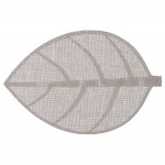 Set de table 50x33cm Feuillage gris clair
