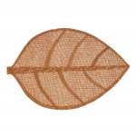 Set de table 50x33cm Feuillage marron