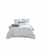 Housse couette + taies Vegetal en gaze de coton 220 x 240 cm