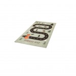 Tapis enfant circuit for�t 60 x 120 cm vert