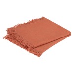 2 Serviettes de table Ethnique terracotta