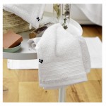 Serviette de toilette invit 30 x 50 cm GARANCE Chantilly