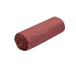 Drap housse 160 x 200 cm Eden Rouge grenache