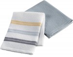2 Serviettes torchons  50 x 70 cm hearty