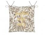 Assise de chaise 38 x 38 cm Feuille hemera