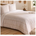 Housse couette + 2 taies Collection Dobby